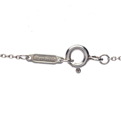 Tiffany Sterling Silver Blue Sapphire Enchant Heart Key Pendant Necklace 6 of 7
