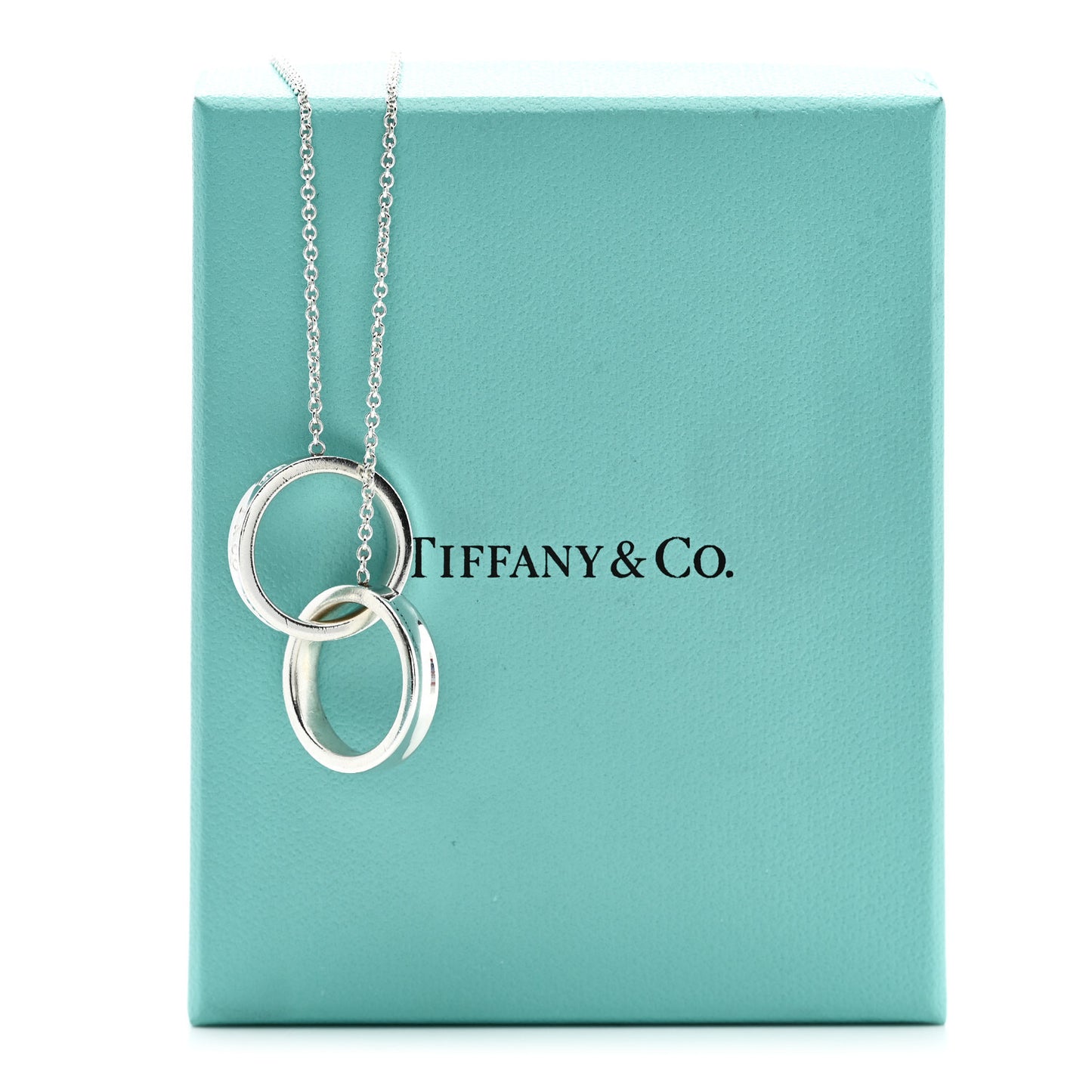 Sterling Silver Large 1837 Interlocking Circles Pendant Necklace