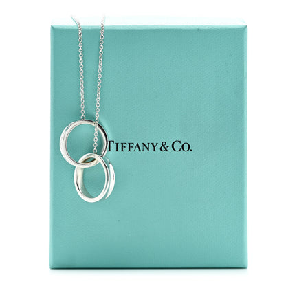 Tiffany Sterling Silver Large 1837 Interlocking Circles Pendant Necklace 6 of 6
