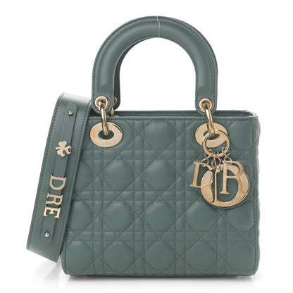 Christian Dior Lambskin Cannage Small My ABCDior Lady Dior Army Green 1 of 11
