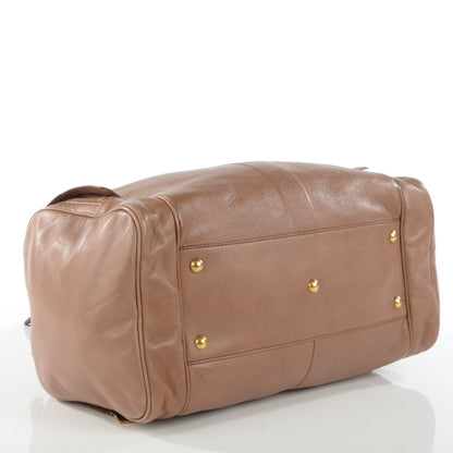 Saint Laurent Calfskin Large Vanity Bowler Camel 10 of 15