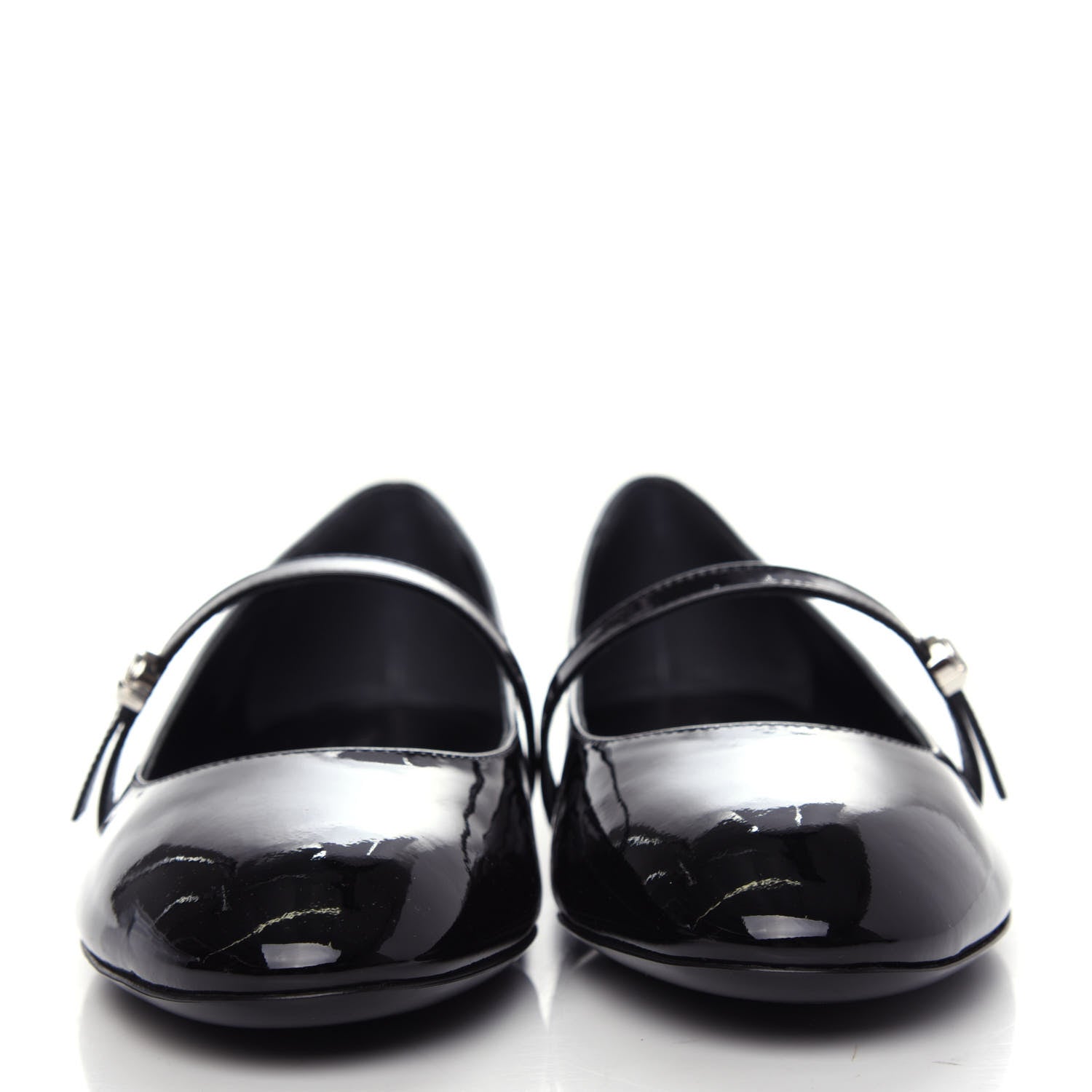 Louis Vuitton Patent Uniformes Ballet Flats 37 Black 2 of 10