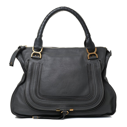 Chloe Calfskin Large Marcie Satchel Ash 1 of 4
