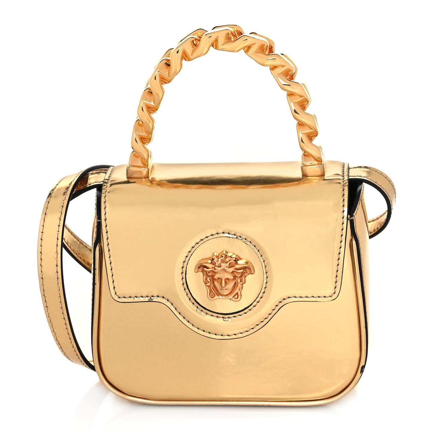 Mini La Medusa Bag Gold