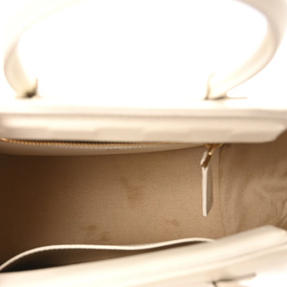 Givenchy Box Calfskin Mini Lock Antigona Shoulder Bag Ivory 5 of 10