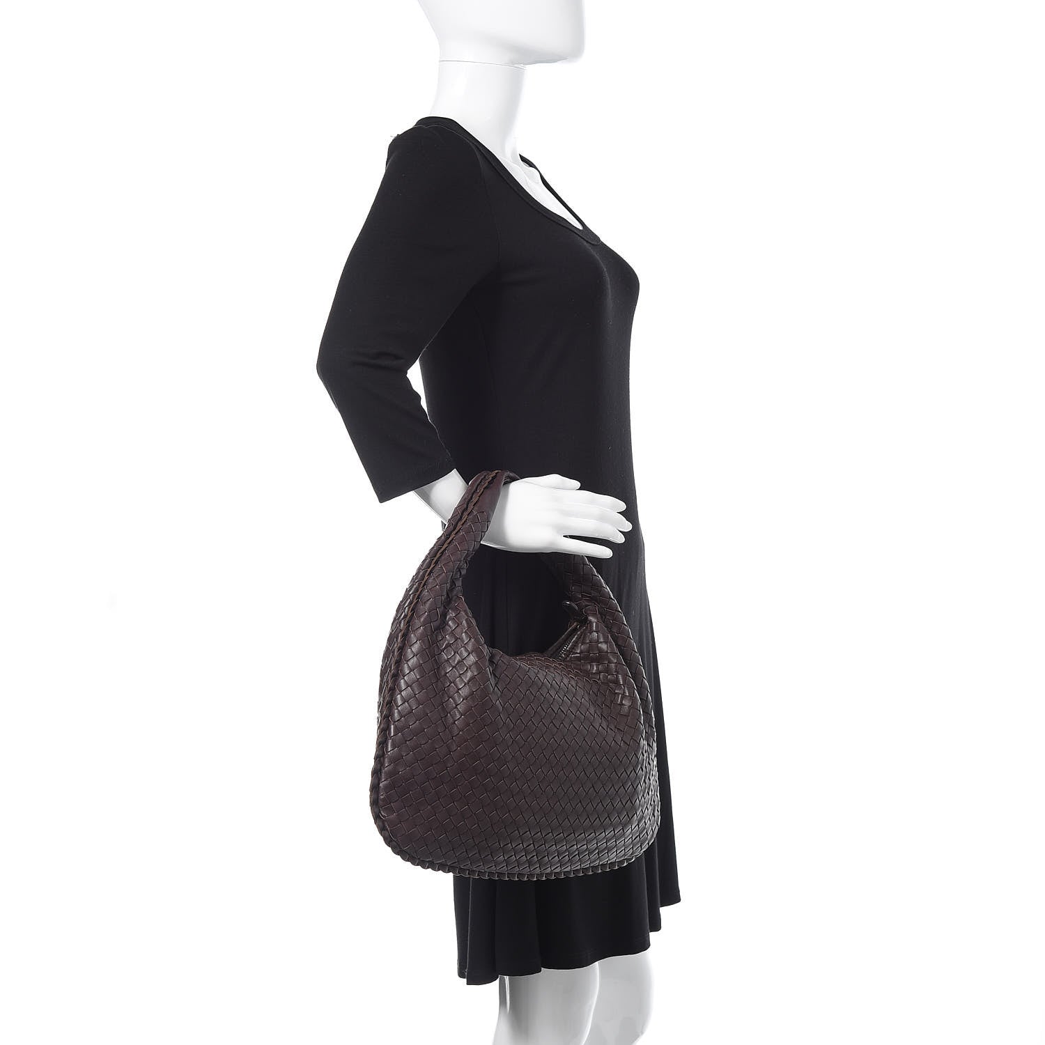 Bottega Veneta Nappa Intrecciato Medium Veneta Hobo Ebano 2 of 11