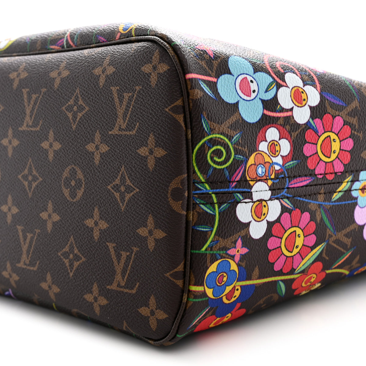 LV X TM Monogram Flowers Neverfull MM
