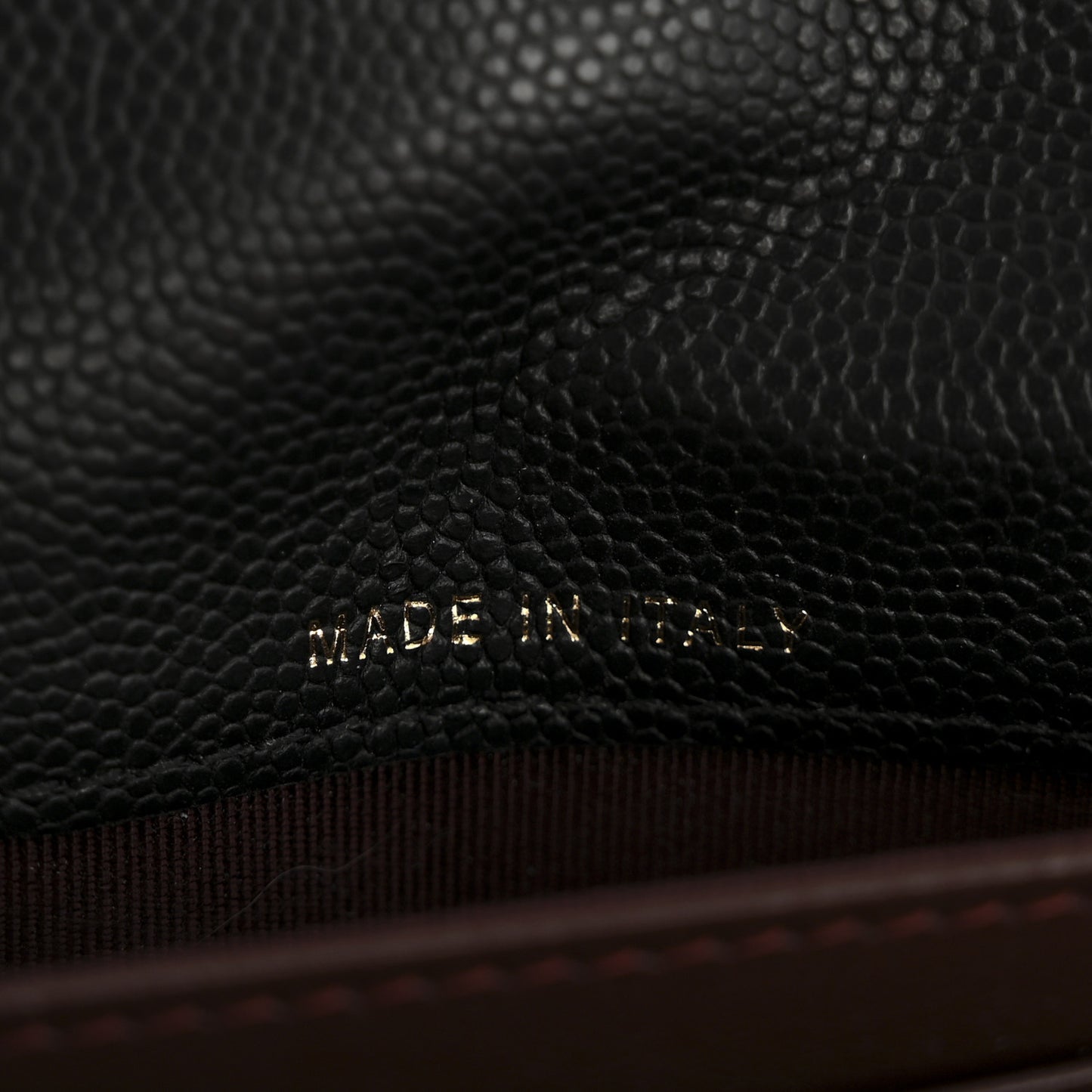Caviar Quilted Medium Flap Wallet Black