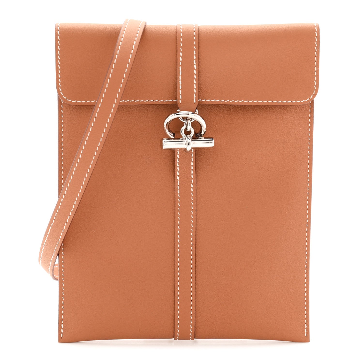 Hermes Swift Glenan To Go Pouch Gold 1 of 11