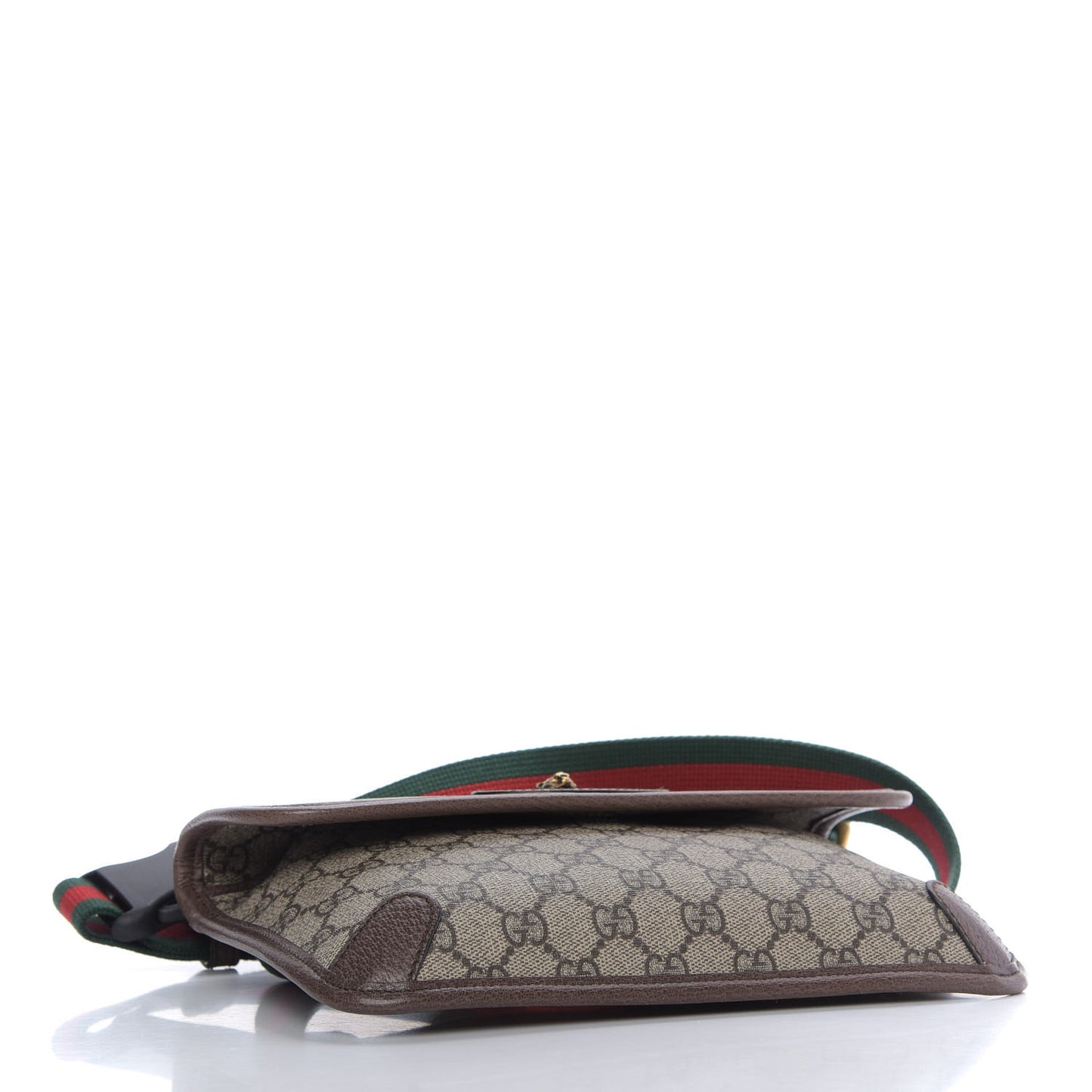 GG Supreme Monogram Neo Vintage Web Belt Bag Brown