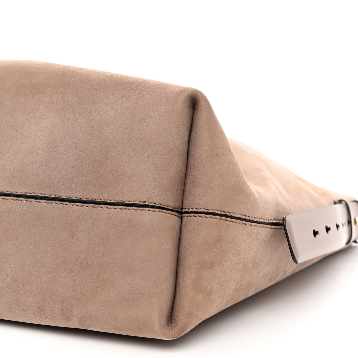 Suede Minerva Hobo Taupe