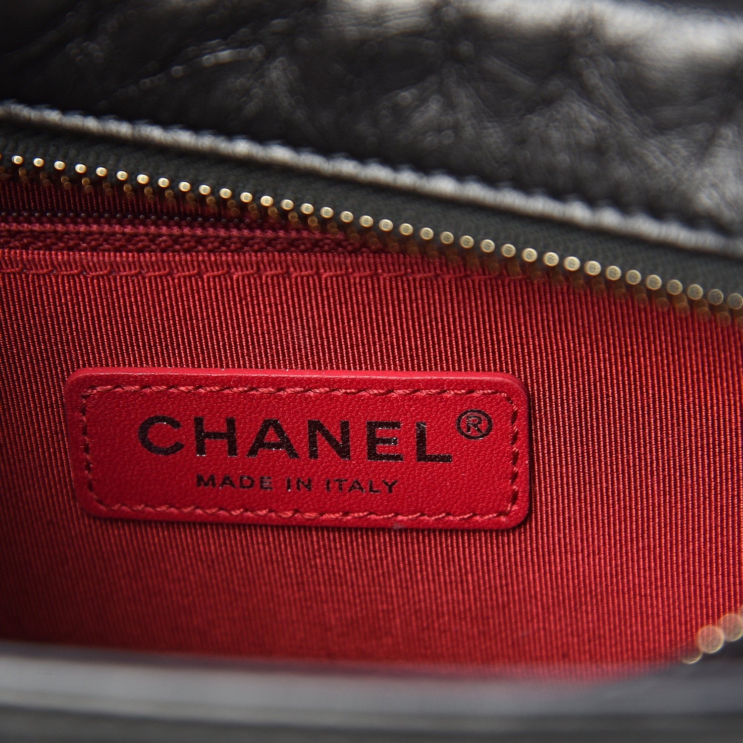Chanel Aged Calfskin Quilted Small Gabrielle Hobo Black 5 of 10