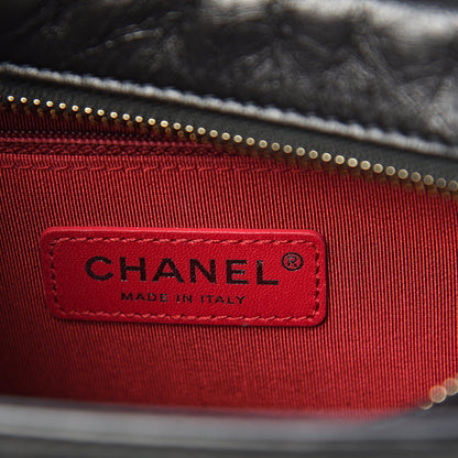 Chanel Aged Calfskin Quilted Small Gabrielle Hobo Black 5 of 10