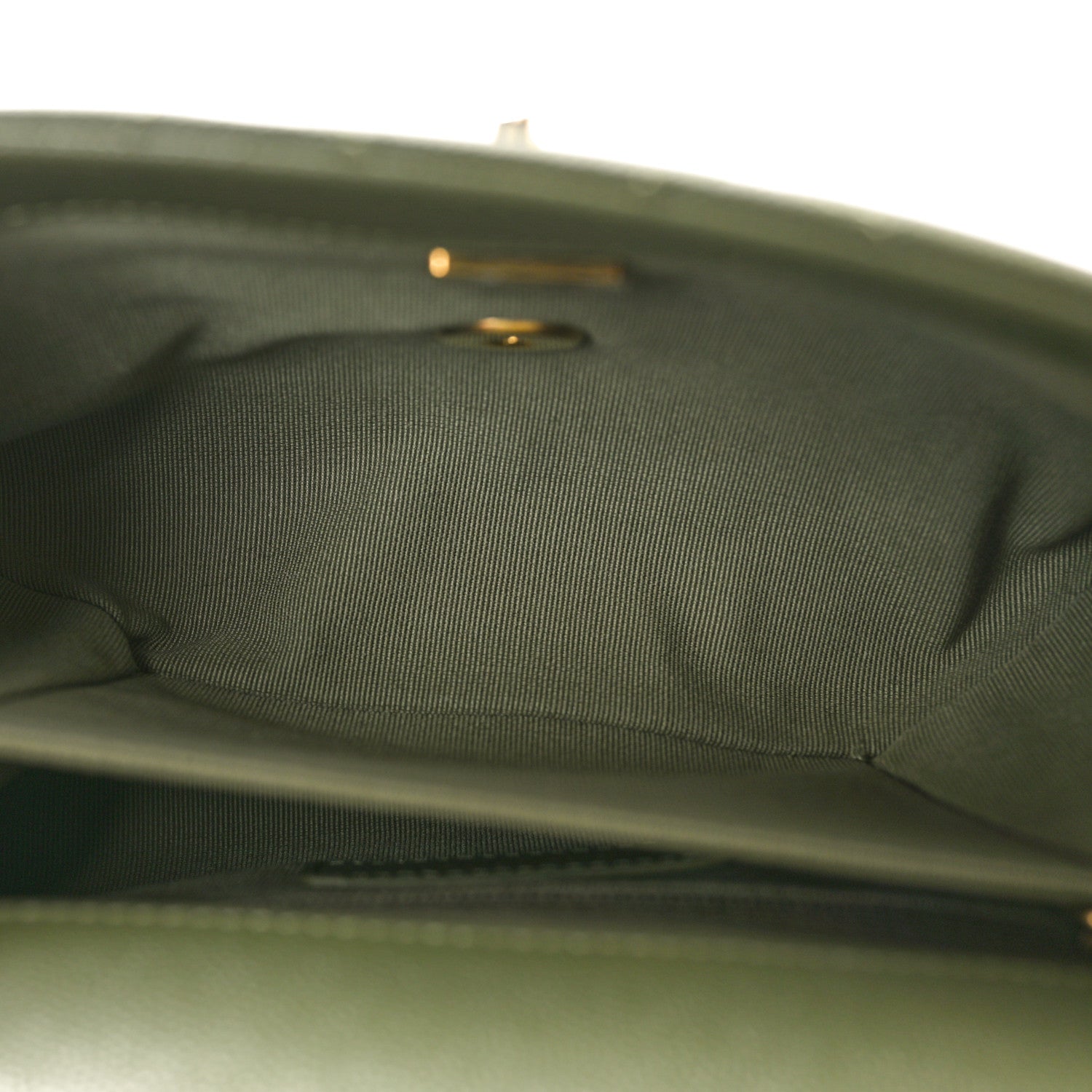 Chanel Caviar Quilted Mini Bracelet On Chain Flap Green 5 of 10