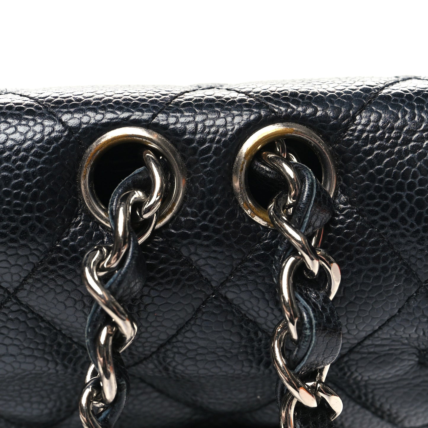 Caviar Quilted Jumbo Single Flap Black