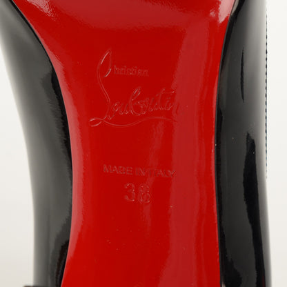 Christian Louboutin Patent Pigalle 100 Pumps 38 Black 11 of 13