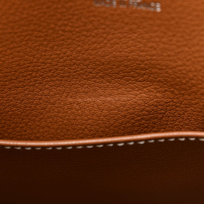 Hermes Taurillon Clemence Jypsiere 34 Gold 12 of 21