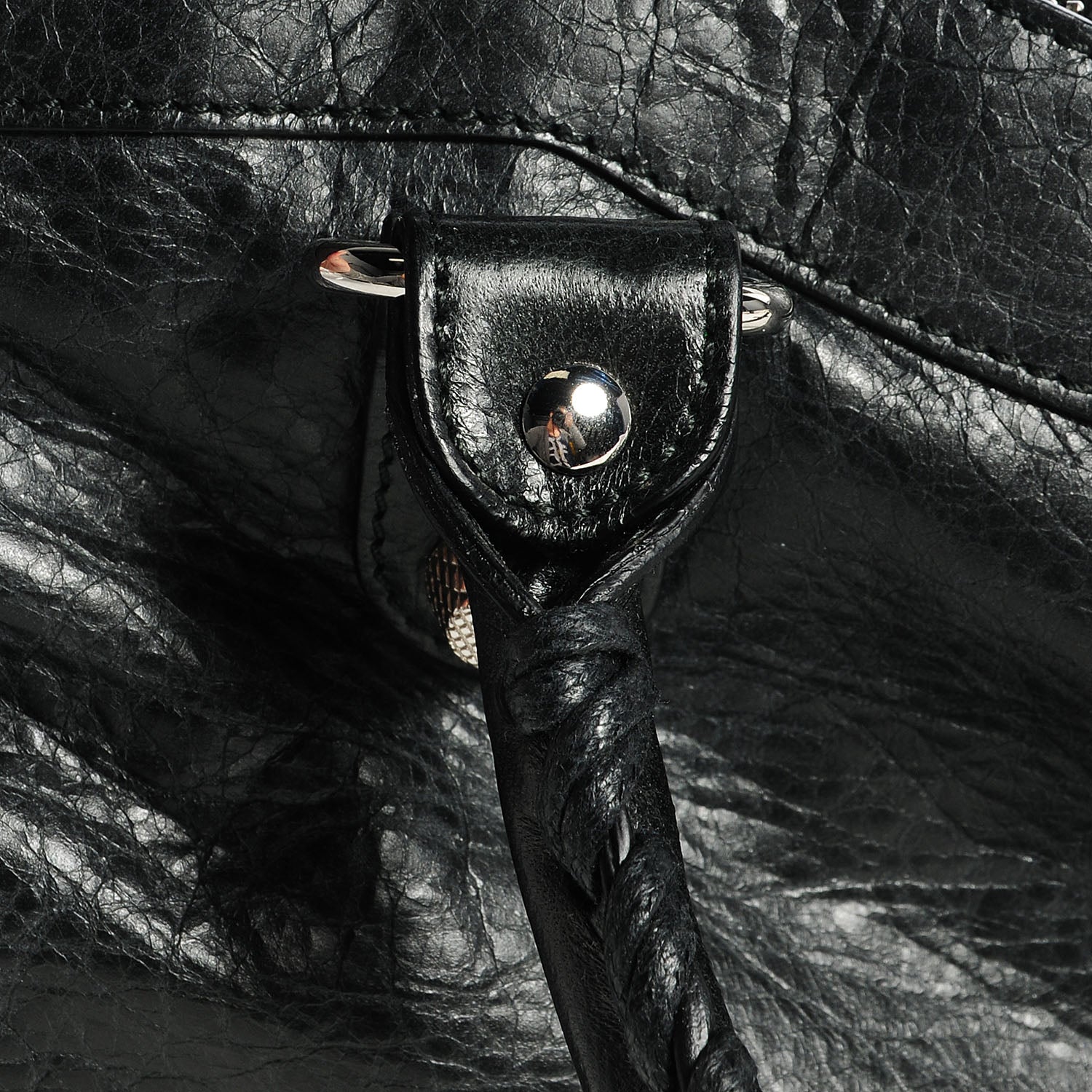 Balenciaga Agneau Giant 12 Silver Hardware First Black 6 of 14