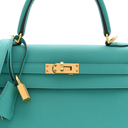 Hermes Epsom Kelly Sellier 25 Vert Verone 8 of 10