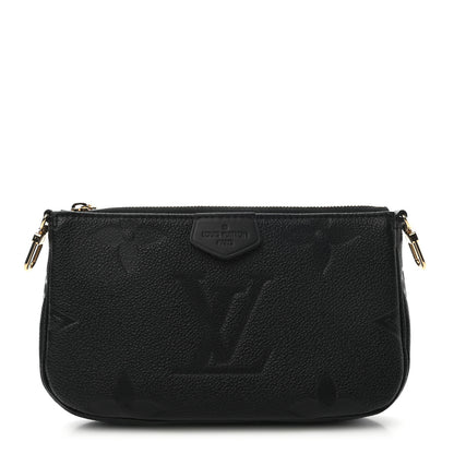 Louis Vuitton Empreinte Monogram Giant Multi Pochette Accessories Mini Pochette Black 1 of 5