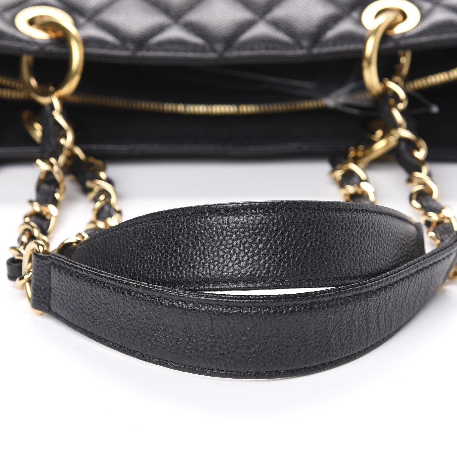 Chanel Caviar Quilted Grand Shopping Tote GST Black 10 of 11