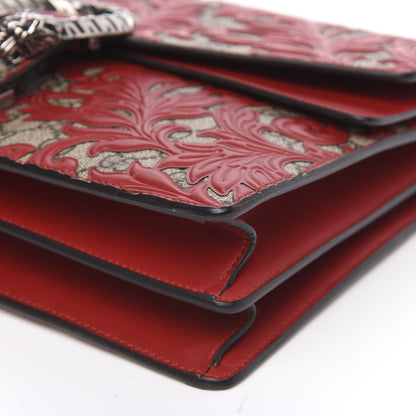 Gucci GG Supreme Monogram Arabesque Medium Dionysus Shoulder Bag Hibiscus Red 9 of 11