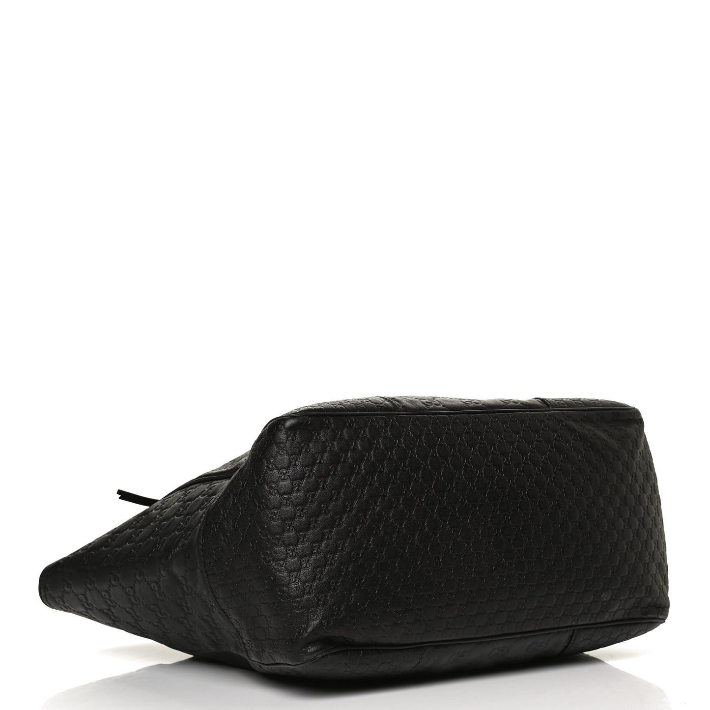 Guccissima Medium Bree Zippered Tote Black