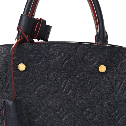 Louis Vuitton Empreinte Montaigne BB Marine Rouge 7 of 9