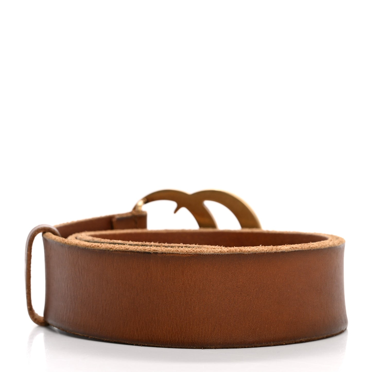 Faded Calfskin Double G 40mm Belt 80 32 Cuir