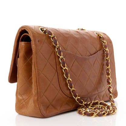 Chanel Lambskin Quilted Medium Double Flap Brown 3 of 20