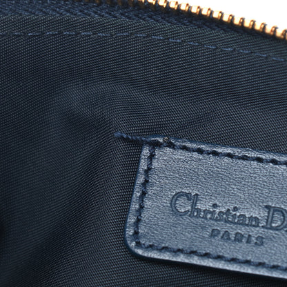 Christian Dior Monogram Mini Saddle Pochette Navy 7 of 10