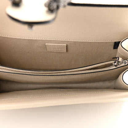 Gucci Textured Calfskin Crystal Small Dionysus Shoulder Bag Mystic White 5 of 11