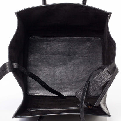 Celine Crocodile Embossed Small Phantom Luggage Black 7 of 8