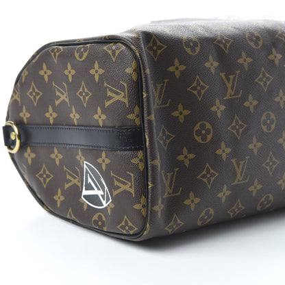 Louis Vuitton Monogram My World Tour Speedy Bandouliere 30 Black 6 of 10