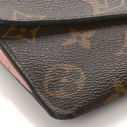 Louis Vuitton Monogram Sarah Wallet NM Rose Ballerine 7 of 8