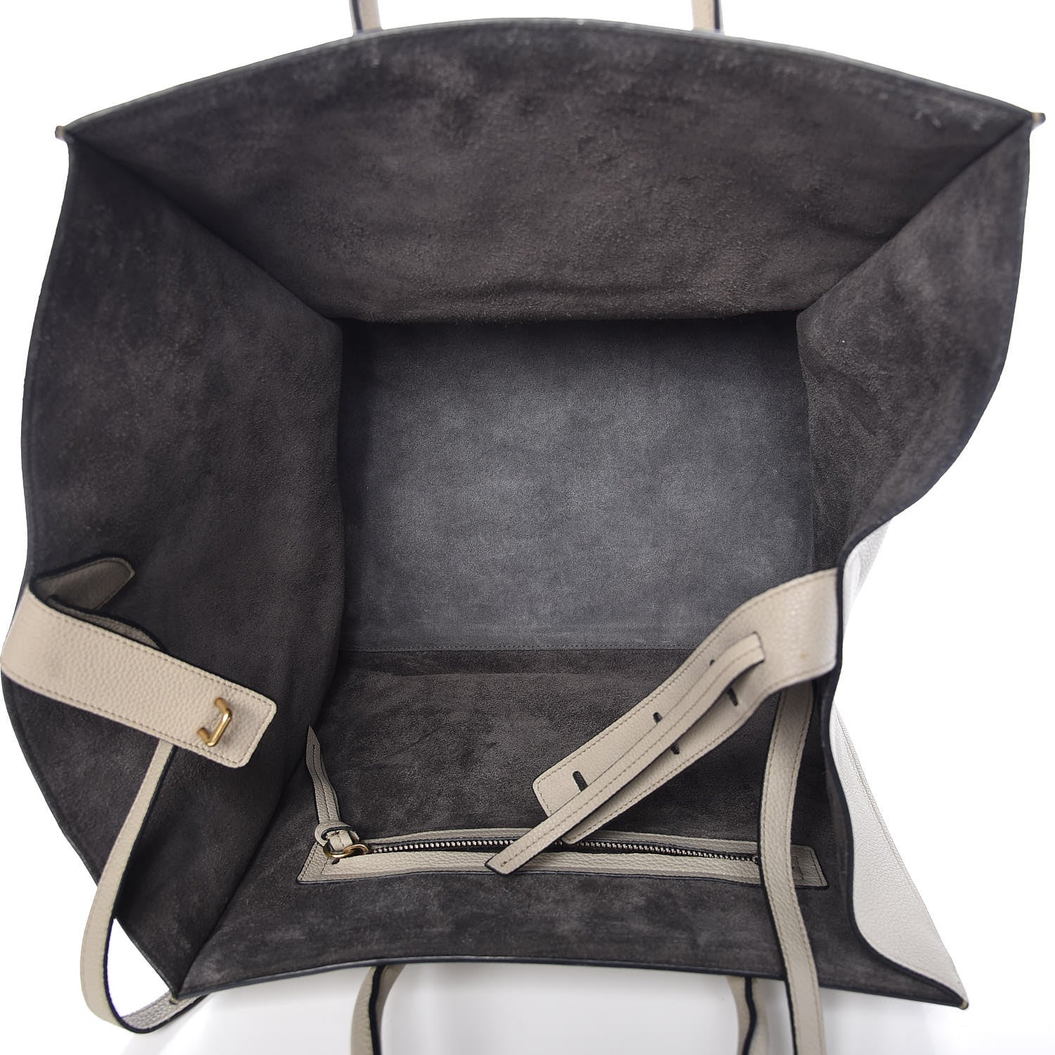 Celine Baby Grained Calfskin Medium Phantom Luggage Quartz 5 of 16