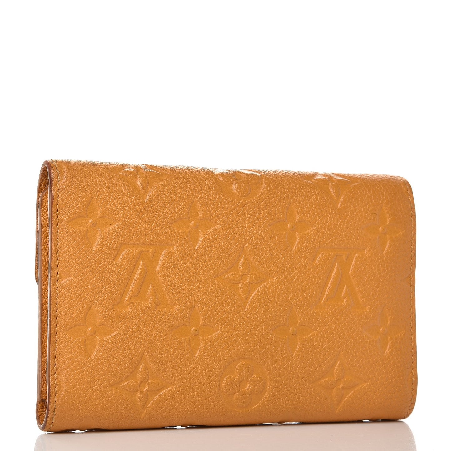 Empreinte Compact Curieuse Wallet Safran