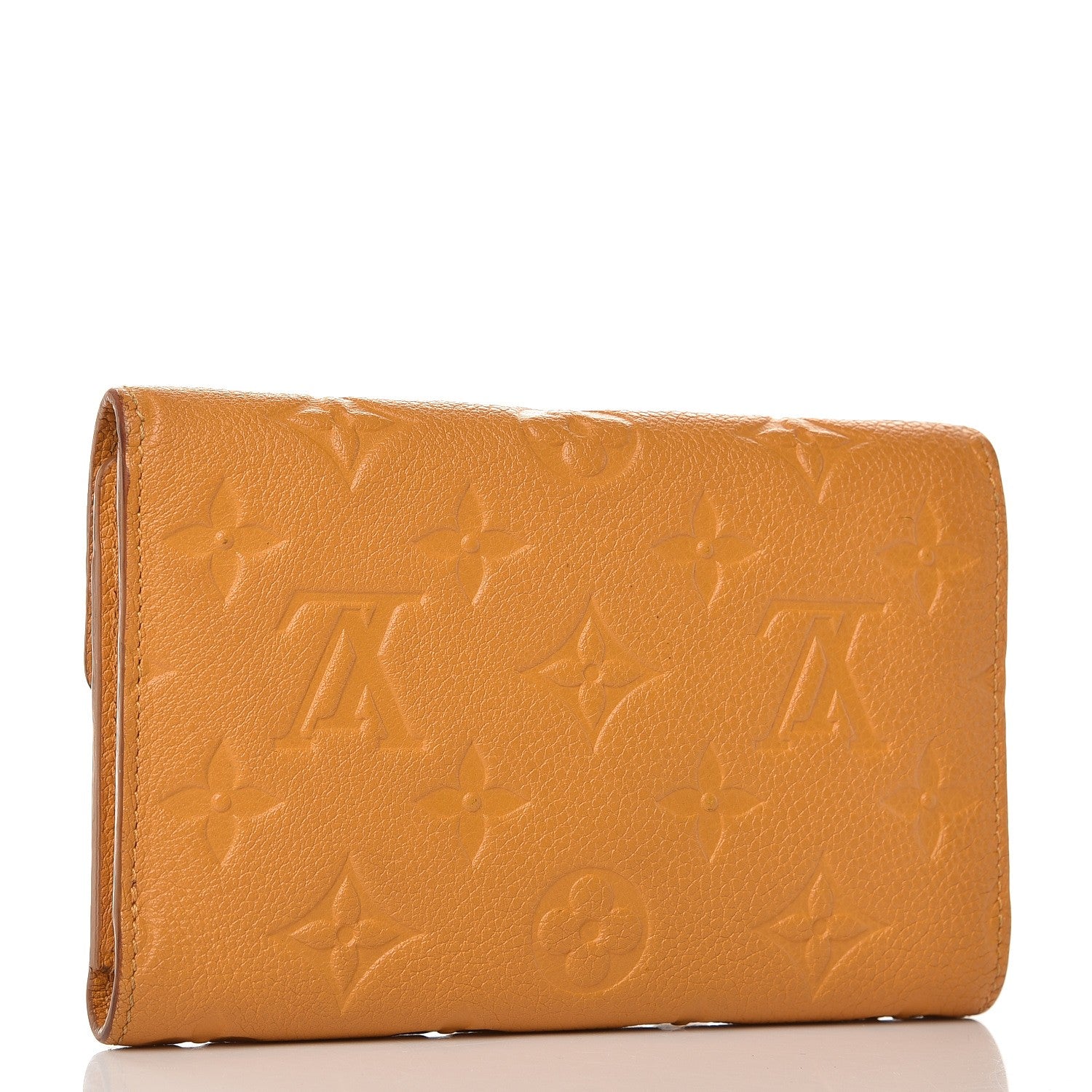 Louis Vuitton Empreinte Compact Curieuse Wallet Safran 3 of 9