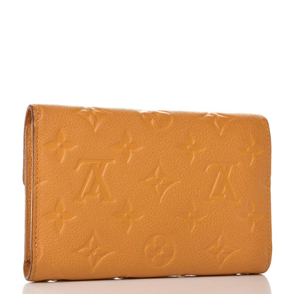 Louis Vuitton Empreinte Compact Curieuse Wallet Safran 3 of 9