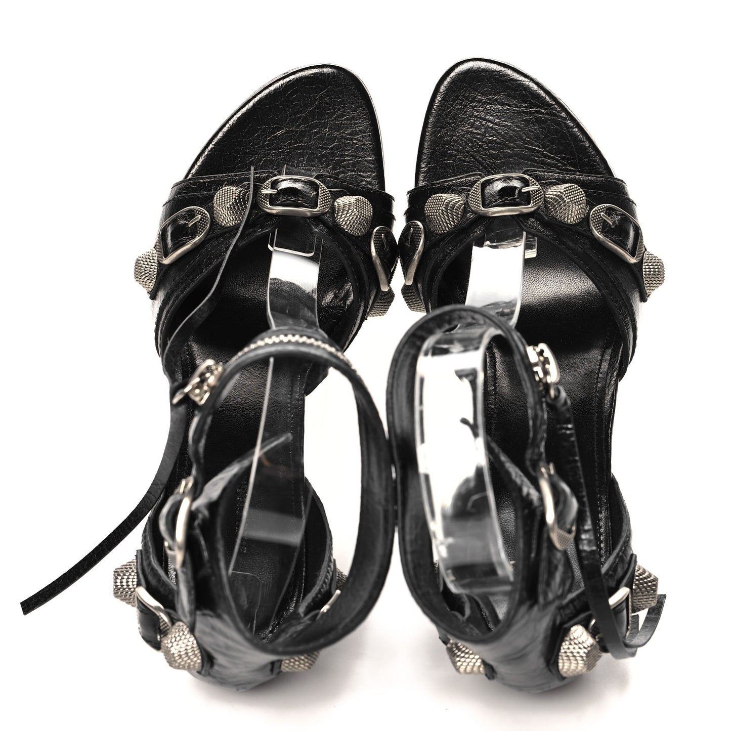 Agneau Arena Cagole 110mm Sandals 37 Black