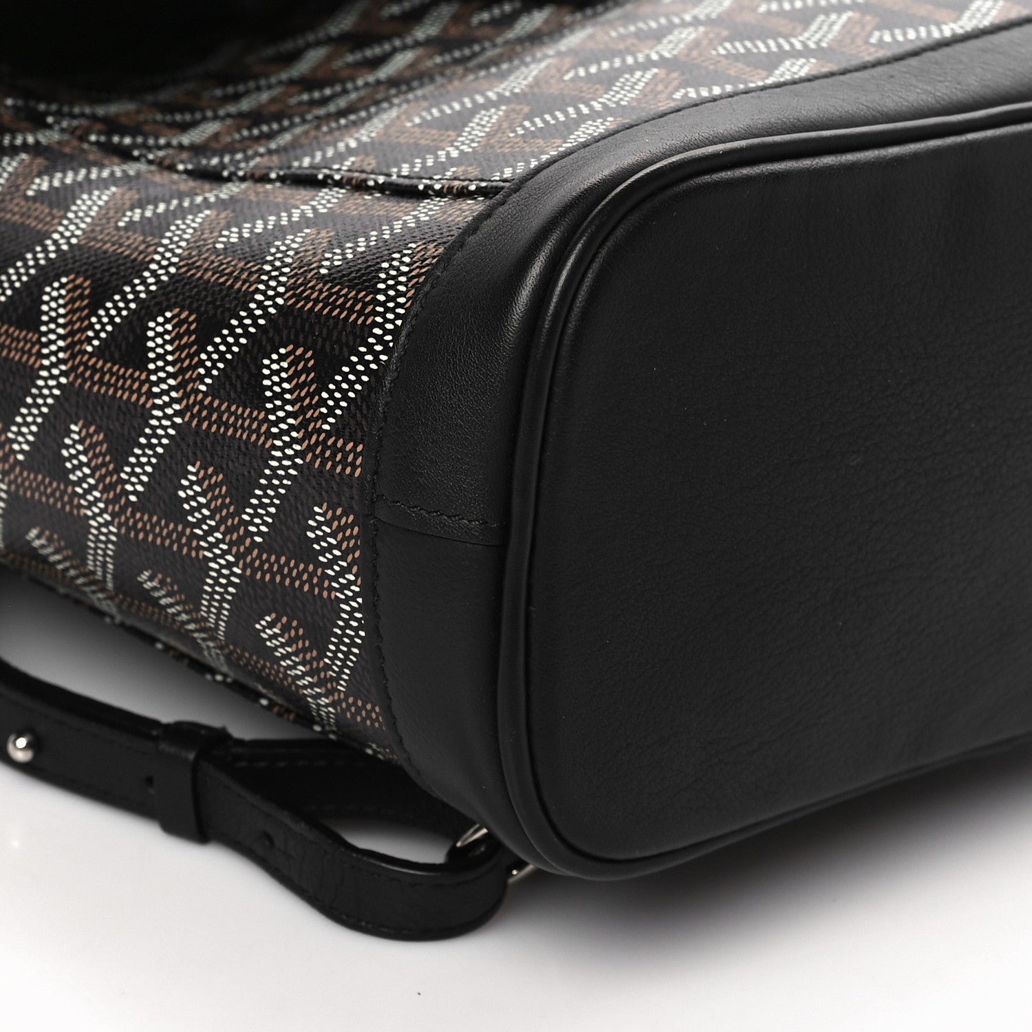 Goyard Goyardine Calfskin Mini Alpin Backpack Black 6 of 7