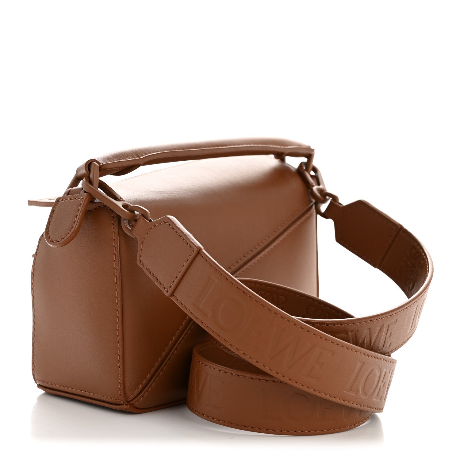 Loewe Satin Calfskin Mini Puzzle Bag Pecan 3 of 12