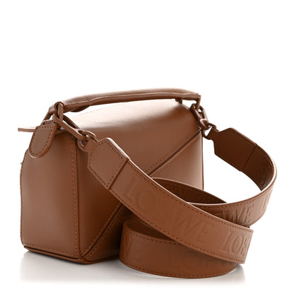 Loewe Satin Calfskin Mini Puzzle Bag Pecan 3 of 12
