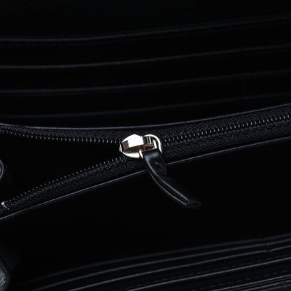 Chanel Caviar Quilted Long Boy Flap Wallet Black 12 of 14