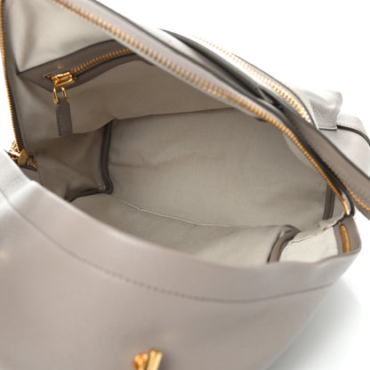 Tom Ford Grained Calfskin Epson Big Zip Backpack Taupe 5 of 8