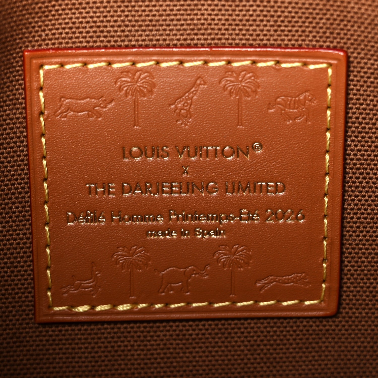 Louis Vuitton X The DARJEELING LIMITED Damier Ebene Nil MM 6 of 11