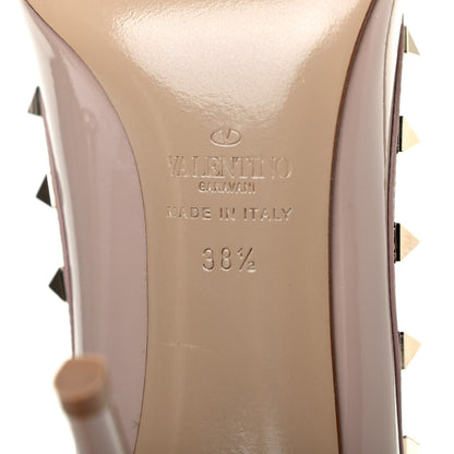 Valentino Garavani Patent Rockstud 100mm Pumps 38.5 Poudre 7 of 8