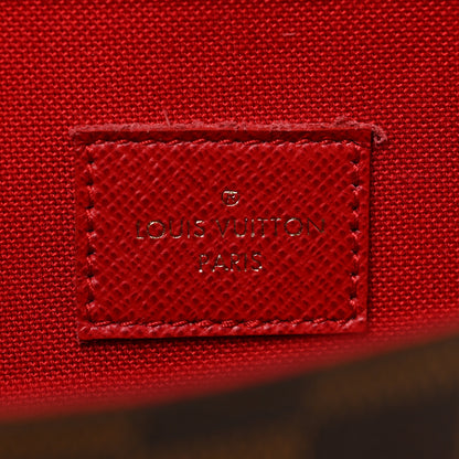 Louis Vuitton Damier Ebene Pochette Felicie Chain Wallet 6 of 9