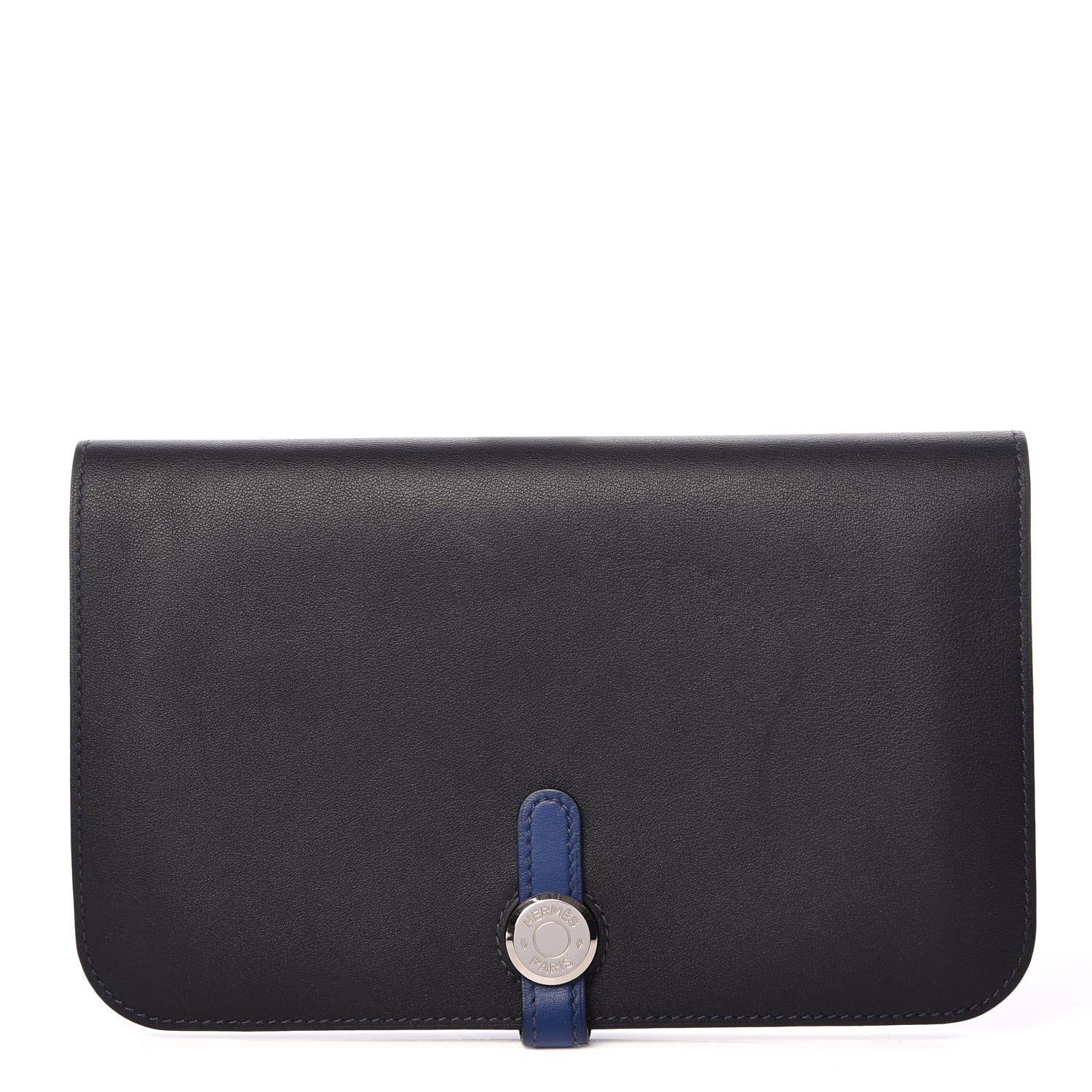 Hermes Swift Dogon Duo Wallet Black 1 of 7