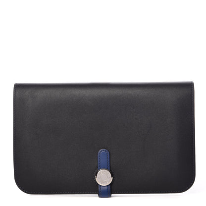 Hermes Swift Dogon Duo Wallet Black 1 of 7